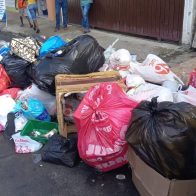 Basura acumulada en Santo Domingo Este.