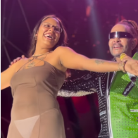 Tokischa participó con Toño en la fiesta de Telemicro