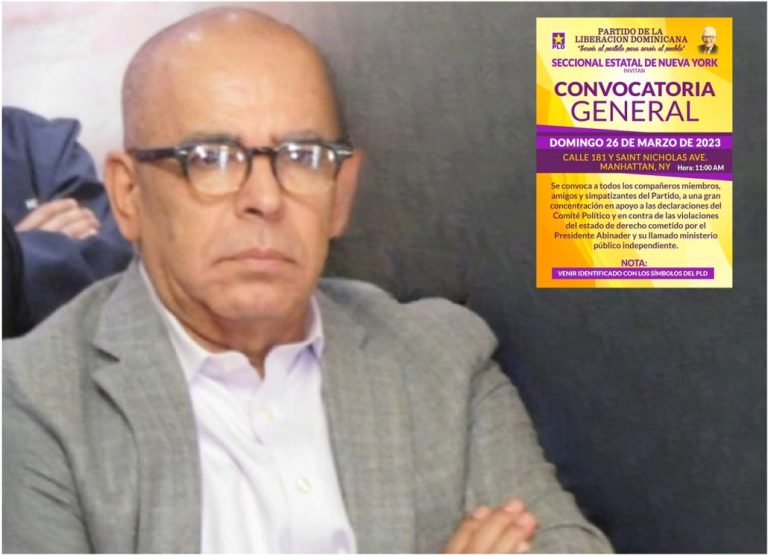 El PLD convoca concentracion en el Alto Manhattan | Noticias de hoy en De Último Minuto