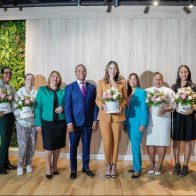 Edesur entrega reconocimiento "Mujer de luz a Mariasela Álvarez y Katherine Motyka, de Jompéame