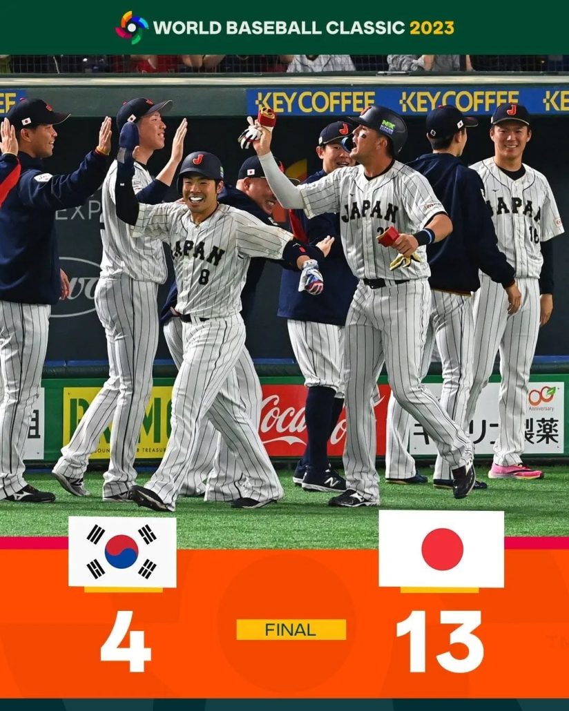 La poderosa ofensiva de Japón vuelve arrollar a Corea del Sur