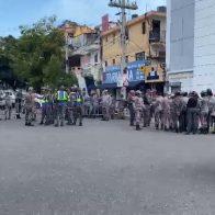 Refuerzan seguridad en inmediaciones del Palacio de Justicia previo a coerción de operación Calamar