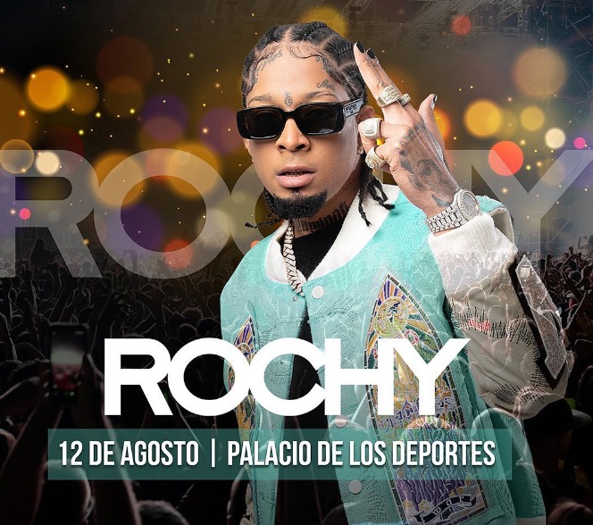 RochyRD llega al Palacio de los Deportes el 12 de agosto