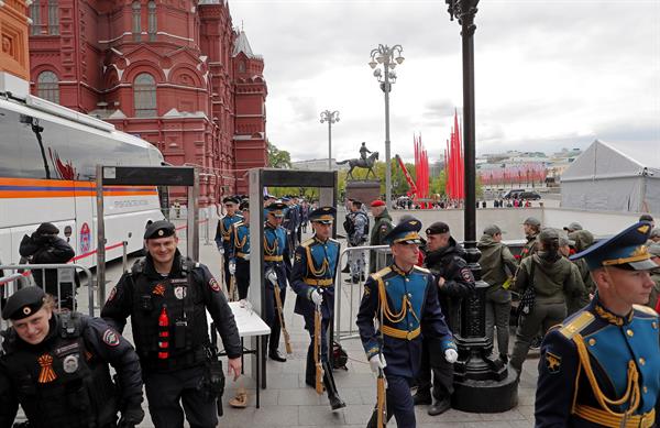 Rusia celebrará el Día de la Victoria con estrictas medidas de seguridad