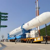 Corea del Sur se prepara para lanzar su cohete espacial Nuri con satélites a bordo