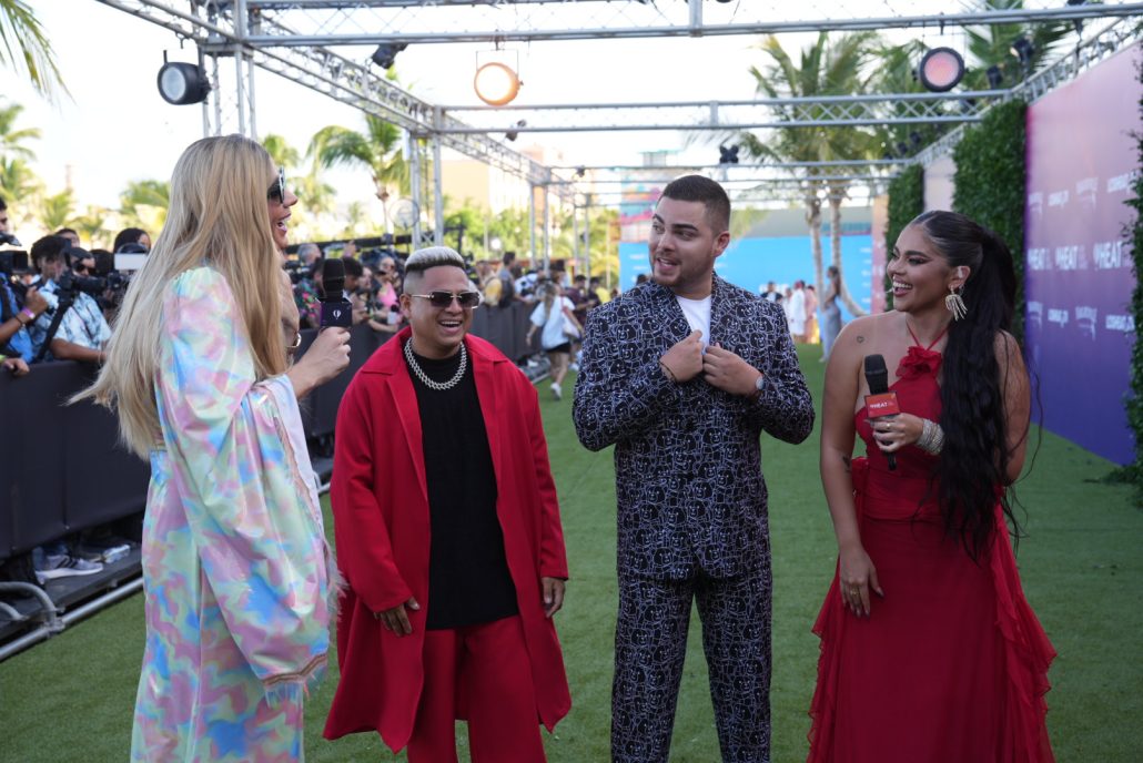 Alfombra verde de Premios HEAT 2023
