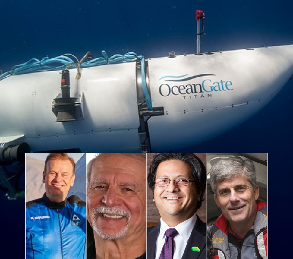 Estos son los 5 tripulantes que visitaban el Titanic a bordo del submarino desaparecido