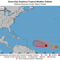 EE.UU. prevé la pronta formación de una depresión tropical en el Atlántico