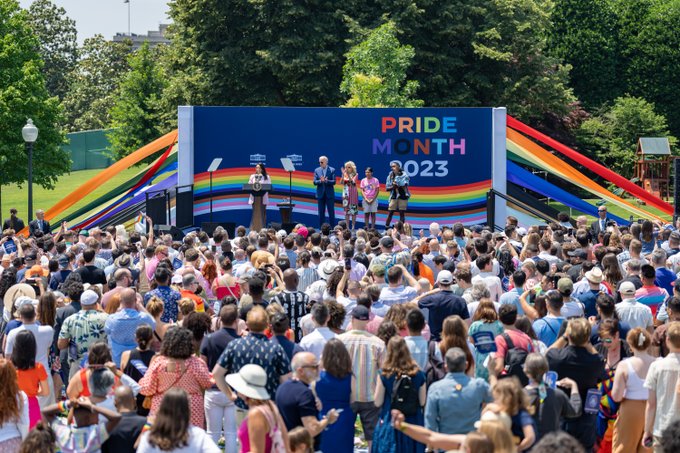 Biden festeja el Mes del Orgullo LGBT en la Casa Blanca