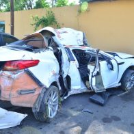 Dos fallecidos y dos heridos tras accidente de tránsito en Santiago
