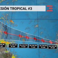 Se forma la tercera depresión tropical en el Atlántico rumbo a las Antillas Menores