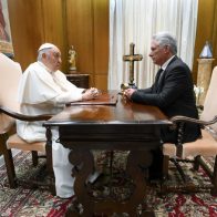El papa y presidente de Cuba Díaz-Canel conversaron durante 40 minutos en el Vaticano