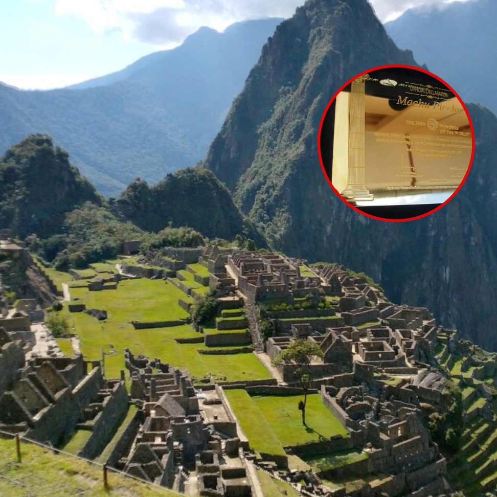 Alcalde de Machu Picchu denuncia pérdida de la placa de "maravilla del mundo"