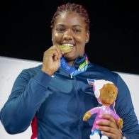 Rosa Ramírez, campeona del lanzamiento de peso de los Juegos Centroamericanos