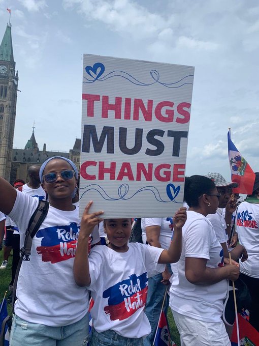 Miles de haitianos marchan en Miami para alertar del caos en su país