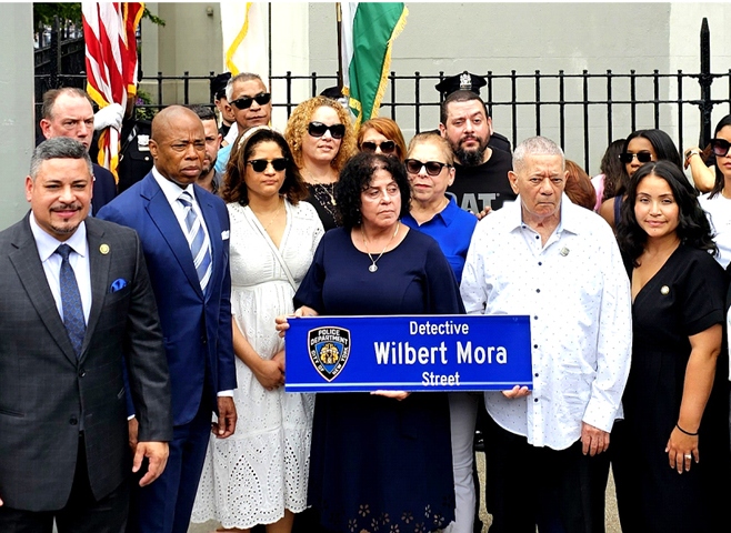 Nombran intersección en Brooklyn en memoria de policía dominicano asesinado