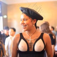 Tokischa en el desfile de Jean Paul Gaultier