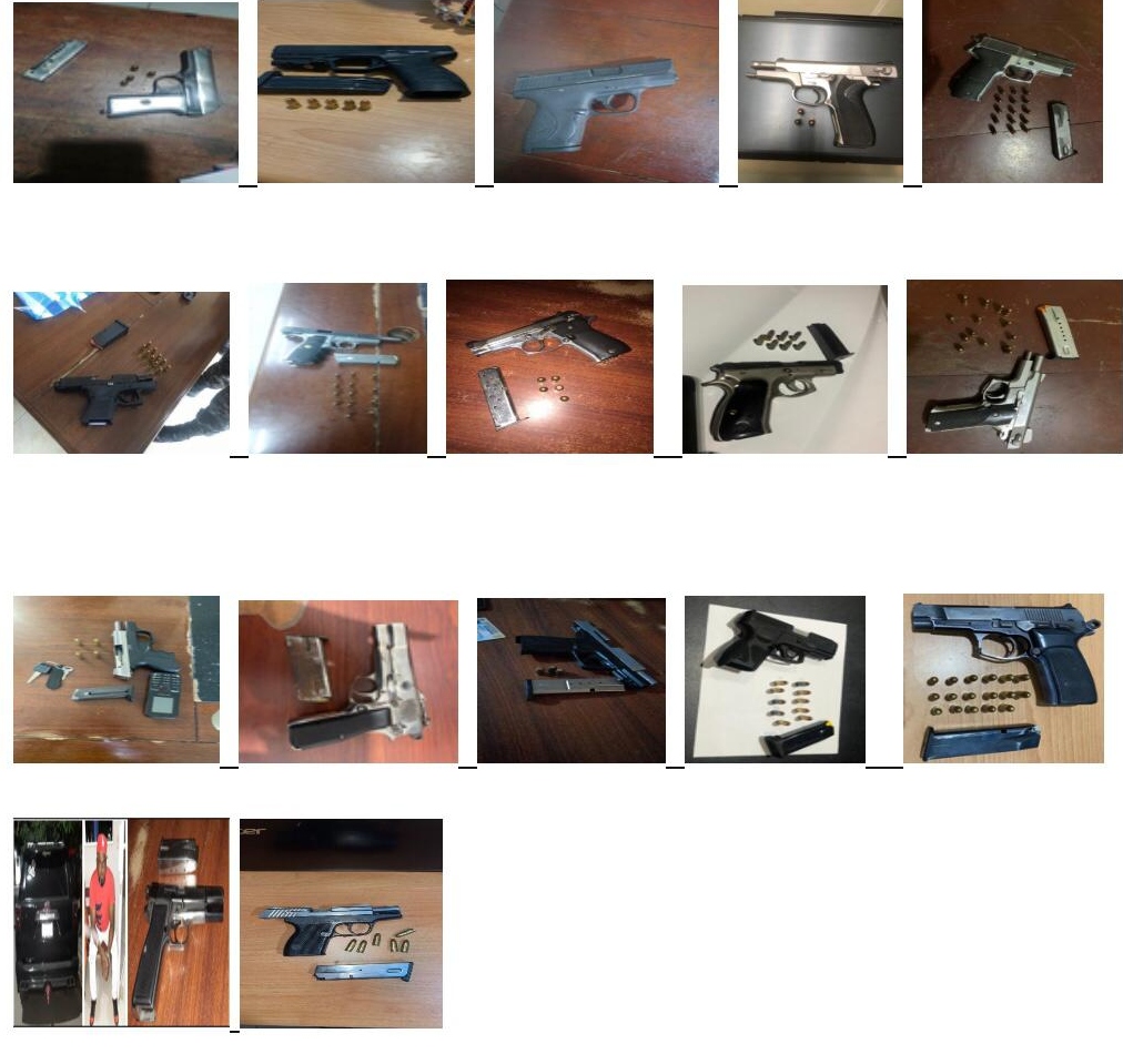 PN saca de circulación 34 armas de fuego ilegales en Línea Noroeste