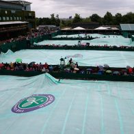 Cancelan 33 partidos en Wimbledon por lluvia