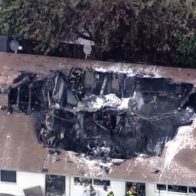 Cuatro hospitalizados por la caída de un helicóptero sobre edificio en Florida