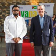 Presidente de Guyana llega este martes al país en visita oficial