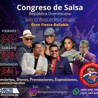 Primer Congreso Nacional de Salsa se efectuará por 3 días en el Jaragua