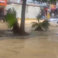 Reportan inundaciones en Santo Domingo Oeste