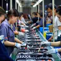 Producción industrial china se mantuvo en el 4,5 % en septiembre