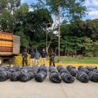 Decomisan 260 kilos de marihuana ocultos en un furgón que transportaba madera en Ecuador