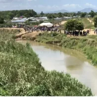 Fuertes lluvias afecta construcción del canal del río Masacre