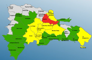 ¡Aviso! COE mantiene 24 provincias en alerta