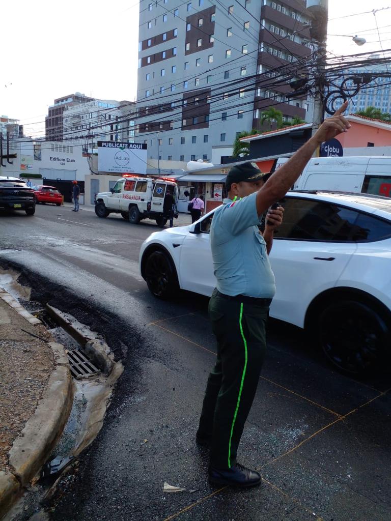9-1-1 coordinó la asistencia en accidente ocurrido en sector Julieta Morales