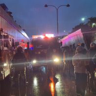 Más de 10 ambulancias brindan soporte a los afectados del derrumbe en av. 27 febrero