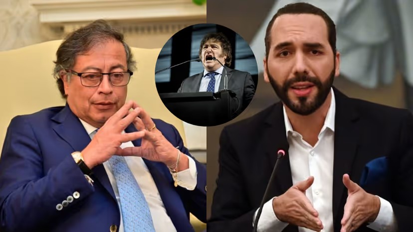 Tras el triunfo de Milei, Nayib Bukele a Gustavo Petro: "Ahora dilo sin llorar"