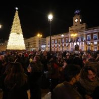 Unas 15.000 personas empezarán el año en la Puerta del Sol, el epicentro de España