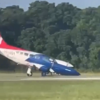Avioneta aterriza de emergencia y se accidenta en el Aeropuerto el Higüero