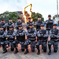 Dos miembros policiales Lince culminan con éxito "Curso Táctico en Acciones de Motos" en Brasil