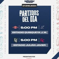 Calendario para este domingo en el Round Robin