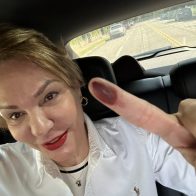 Milagros Germán tras votar en municipales: Este día "huele a fiesta y a libertad"