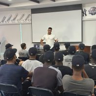 Juan Soto visita prospectos de los New York Yankees en RD