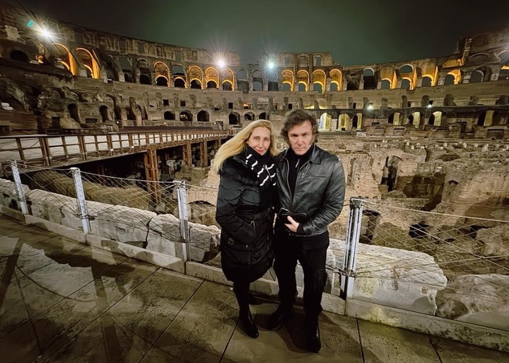 Milei aguarda en Roma su primer encuentro con el papa
