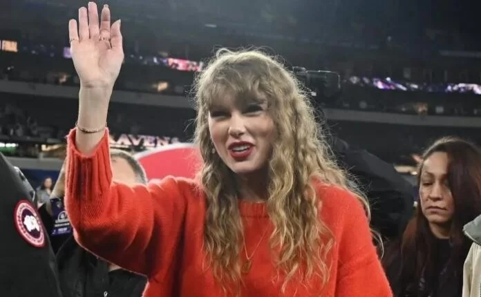 Taylor Swift llega al Caesars Superdome para apoyar a su novio Travis Kelce