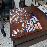 PN decomisa 486 porciones de diferentes drogas y arresta cuatro personas en Santiago