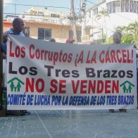 Residentes de Los Tres Brazos piden cárcel para los acusados de vender terrenos de forma ilegal