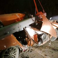 Un muerto y tres heridos en accidente de tránsito en la Autopista Joanquín Balaguer en Santiago