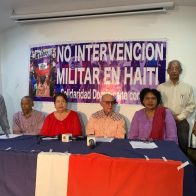 Organización Solidaridad Dominicana con Haití rechazan intervención militar