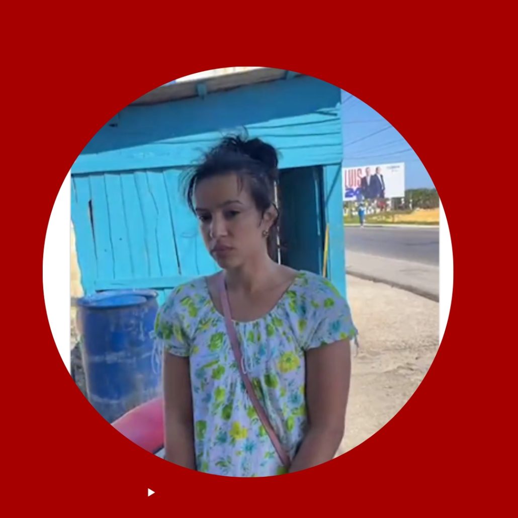 Mujer desaparecida en Nagua busca reunirse con su familia