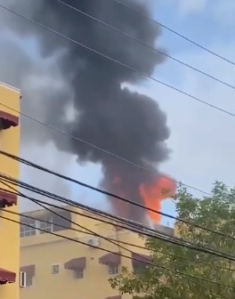 Se registra un incendio en el Residencial Ciudad Real II