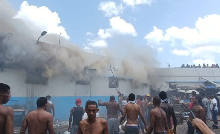 DGSPC informa penal de La Victoria está bajo control tras incendio