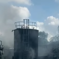 Se incendia empresa por el Km 22 de la Autopista Duarte